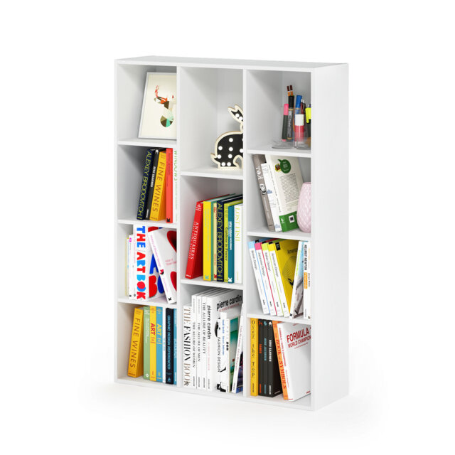 Placentia 11-Cube Reversible Open Shelf Bookcase