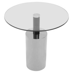 Bhodi Glass Top End Table