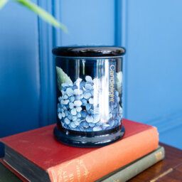 Large Glass Lidded Candle Hydrangea & Jasmine