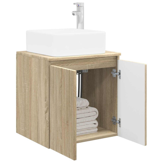 Single Bathroom Vanity with Ceramic Basin