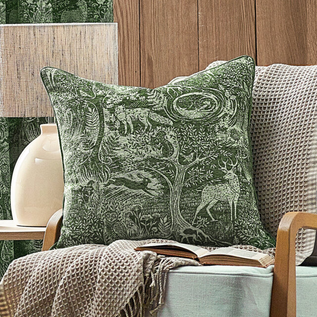 Winter Woods Square Cushion Cover