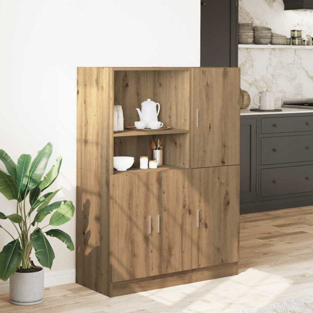 Vidaxl 2 Piece Kitchen cabinet set made of wood