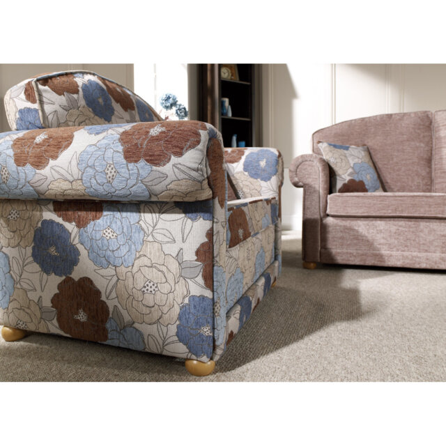 Back Forty Faux Leather Accent Chair