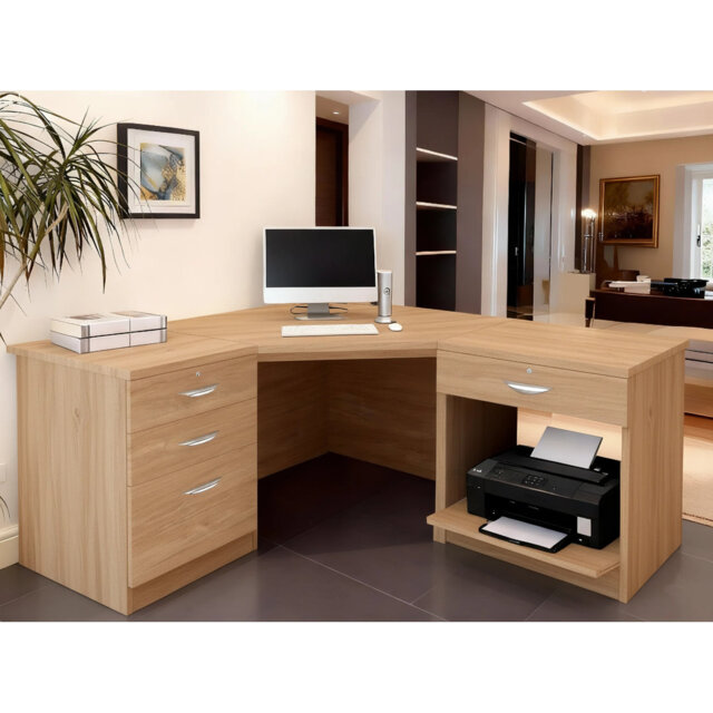 Brelyn Corner Executive Desk