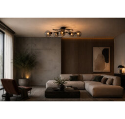 Glass Semi Flush Mount