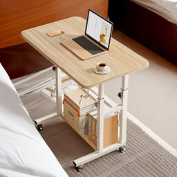 60cm Wide Adjustable Solid Wood Computer Desk