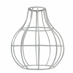 50.8cm H Metal Novelty Lamp Shade ( Uno ) in White