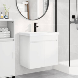 Single Bathroom Vanity with Ceramic Basin