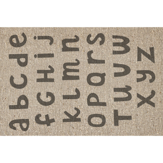 Vinyl Machine Printed Area Rug