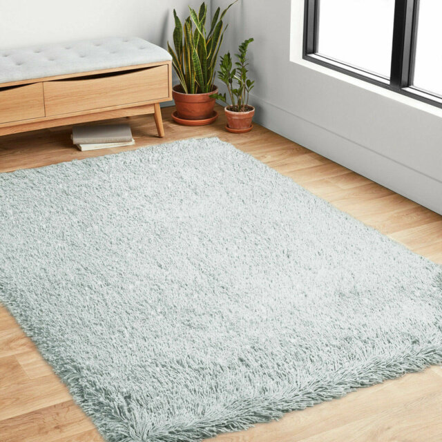 Non-Slip Sparkle Large Anti-Fade Floor Area Rugs Bedroom Dining Room Carpets Mat