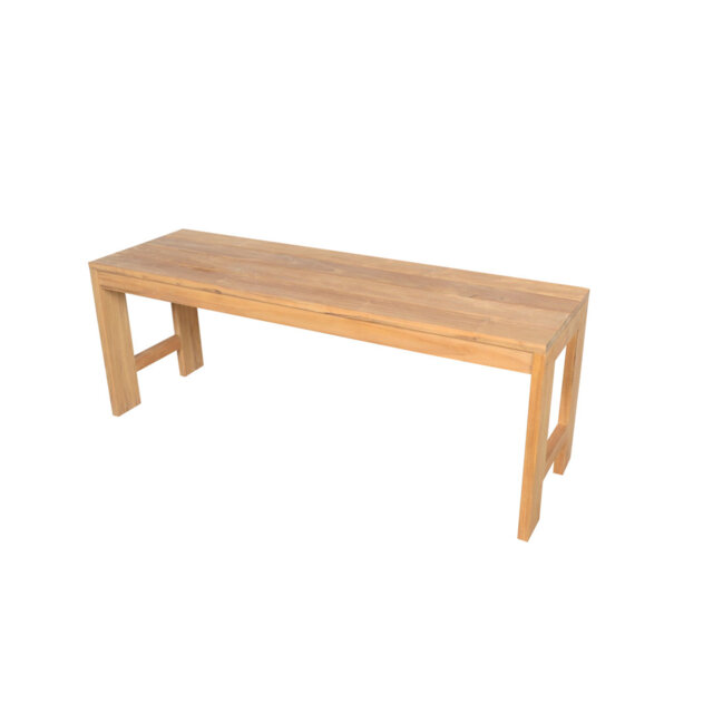Vernet Solid Wood Teak Outdoor Bench