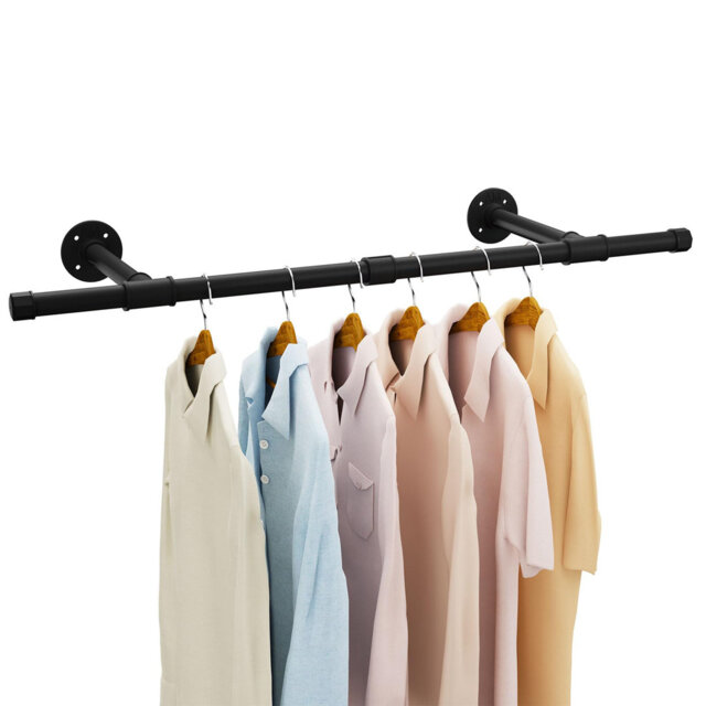 93.5cm Wall Mounted Clothes Rack