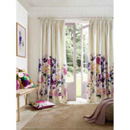 Cotton Blend Curtain Panel Pair