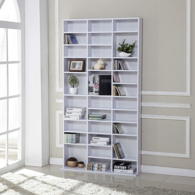 Wooden Bookcase Display Unit