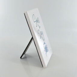 Text & Numbers Decorative Plaque / Box Sign