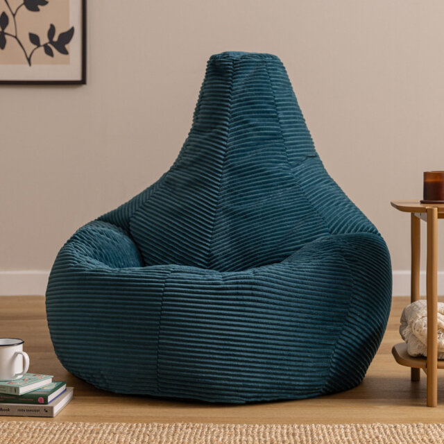 Bean Bag Bazaar Dalton Corduroy XL Recliner Bean Bag