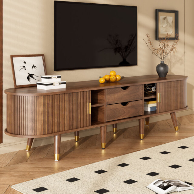 "Unfinished TV Stand for TVs up to 75"""