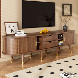 "Unfinished TV Stand for TVs up to 75"""