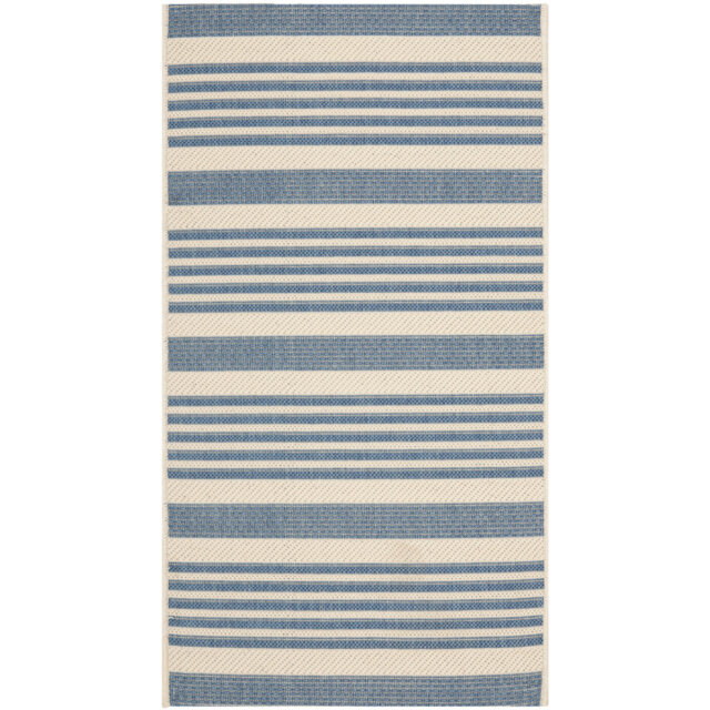Johana Beige/Blue Indoor/Outdoor Rug
