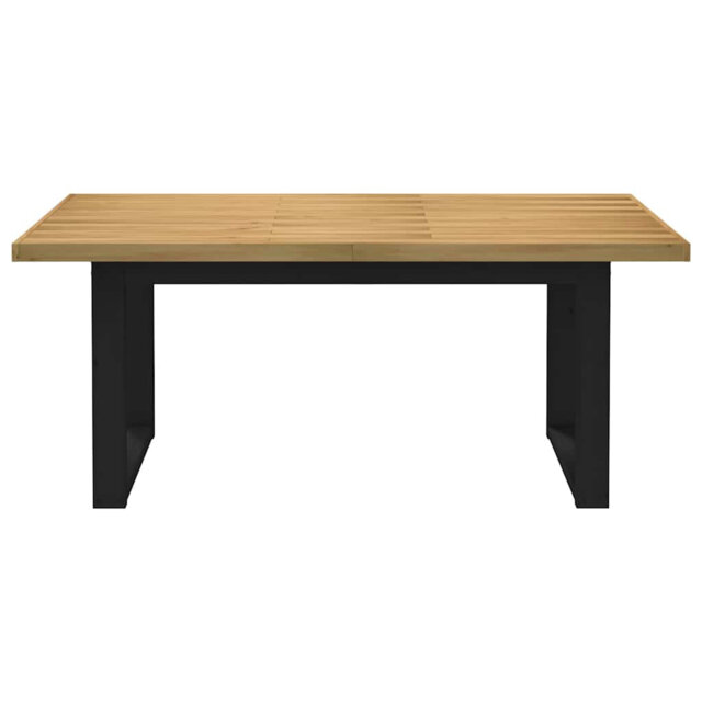 Dining Table NOAIN U-Shaped Legs 90x75 Cm Solid Wood Pine