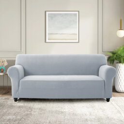 Spandex Stretch Sofa Cover - Jacquard Pattern Sofa Slipcover & Furniture Protector