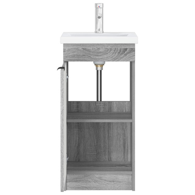 Single Bathroom Vanity with Ceramic Basin