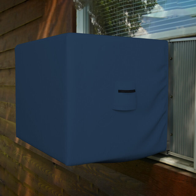 HeavyDuty Waterproof Outdoor Window Air Conditioner Cover, UV Resistant Outside Window AC Unit Cover