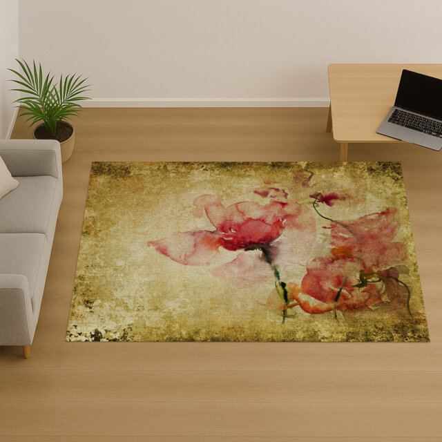 Floral Area Rug