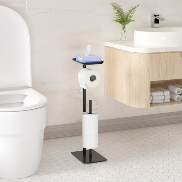 Free Standing Toilet Paper Holder