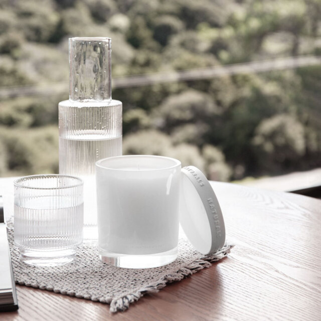Naturals 400g Candle Neroli & Amber Wood