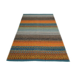 Saffron Handmade Kilim Cotton Orange Rug