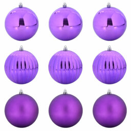 Christmas Bauble Set 9 pcs XL