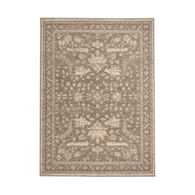 Maestro Stone Machine Woven Grey Area Rug