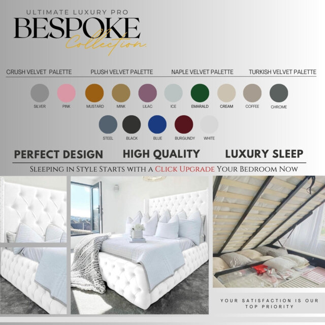 Ericka Chesterfield Ottoman Storage Bed - Deep Button-Tufted Velvet Upholstered Bed Frame