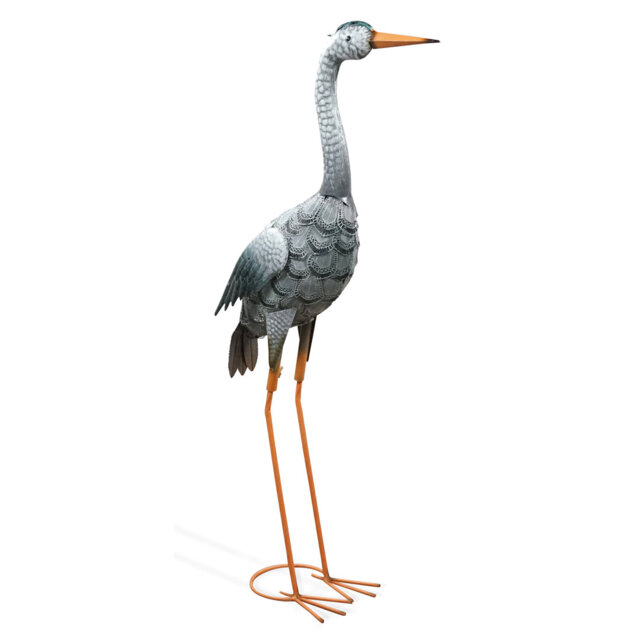 St Helens Home and Garden Metal Heron Garden Ornament 67.5cm