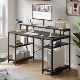 Kinslee 55inch Computer Desk with Monitor Stand