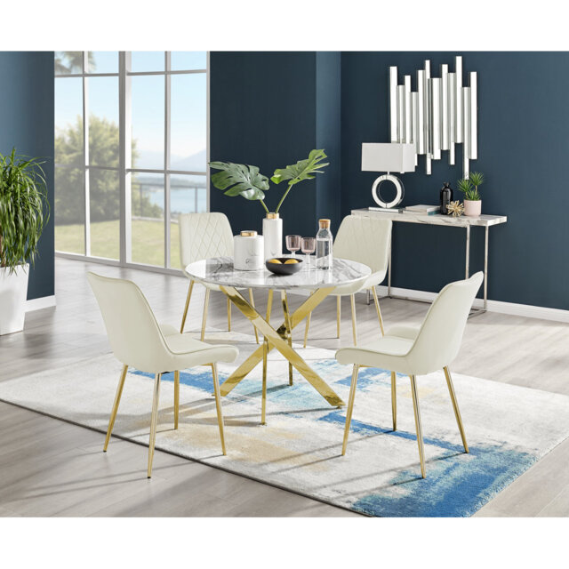 Eubanks 4 - Person Dining Set