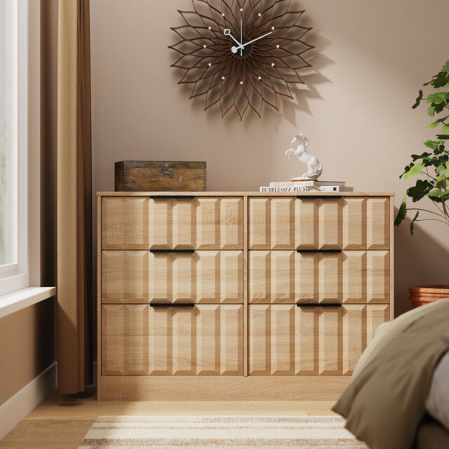 New York 6 Drawer Bed Box in Bardolino Oak (Ready Assembled)