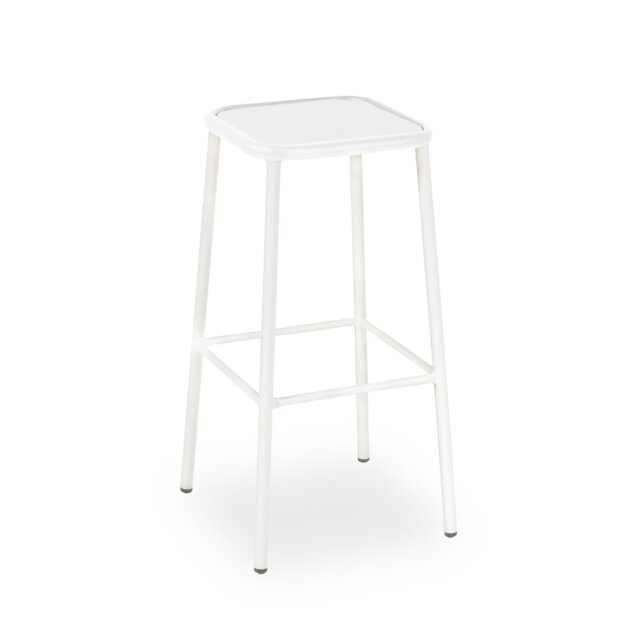 Shel Steel Outdoor Stool