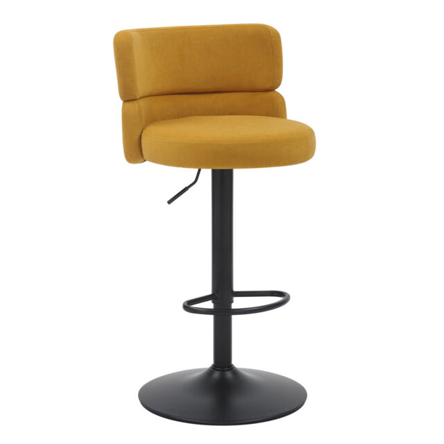 Mason Brushed Velvet Bar Stool