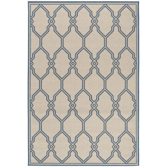 Duren Geometric Hand Woven Indoor / Outdoor Area Rug