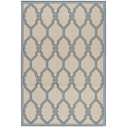 Duren Geometric Hand Woven Indoor / Outdoor Area Rug