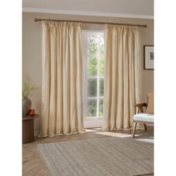 Hebden 100% Cotton Room Darkening Curtain Panel Pair