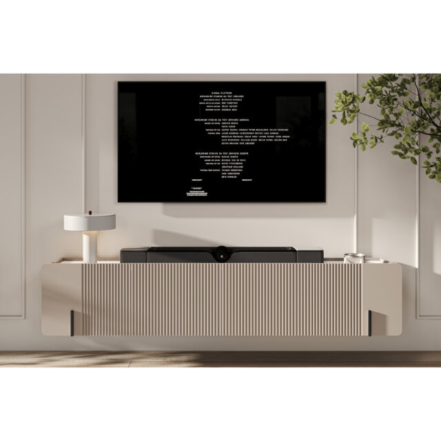 "Berthia Unfinished TV Stand for TVs up to 55"""