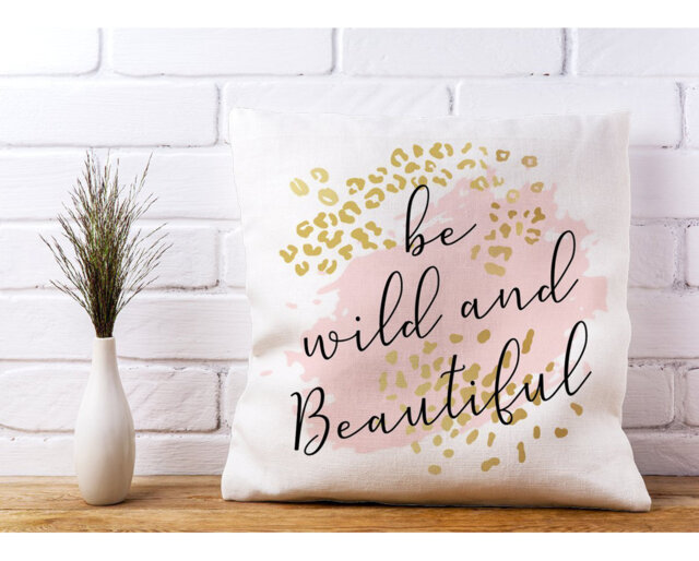 Cahoon Be Wild and Beautiful Scatter Cushion with Filling