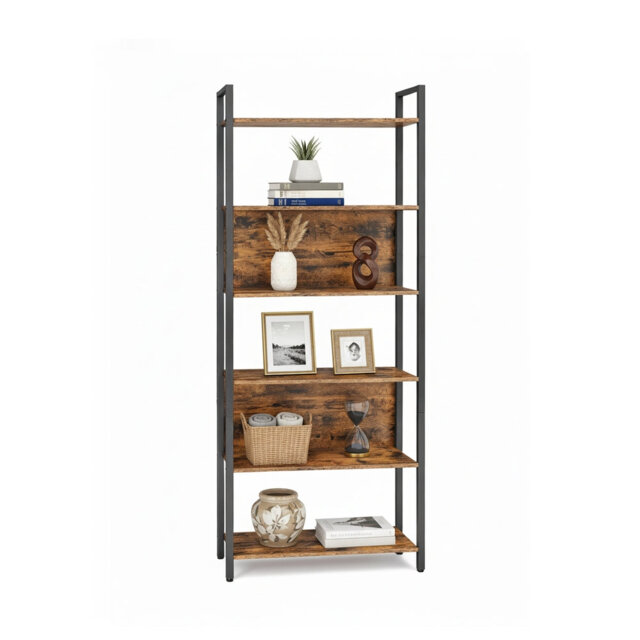 186cm H x 60cm W Steel Bookcase
