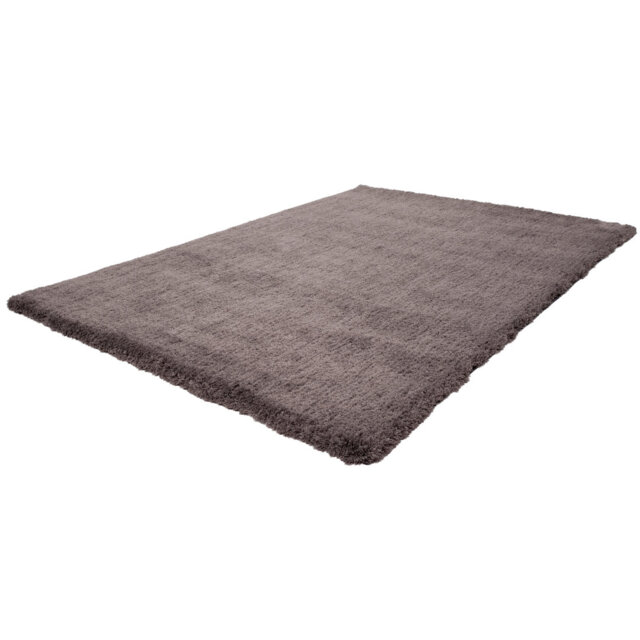 Mia Handmade Shag Light Brown Rug