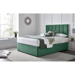 "Stockbridge Divan Bed with 24"" Headboard on Struts"