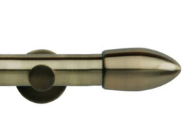 Ashvika Antique Bronze 3.5cm Single Curtain Pole