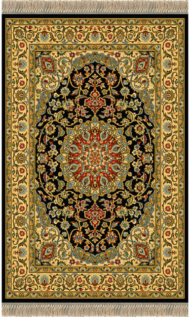 Agra Wool Blue Rug